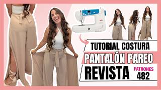 How to sew a WRAP SKORT step by step 🪡 Patrones Magazine 482