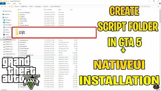 How To Get Scripts Folder For GTA-V (2022) GTA 5 MODS