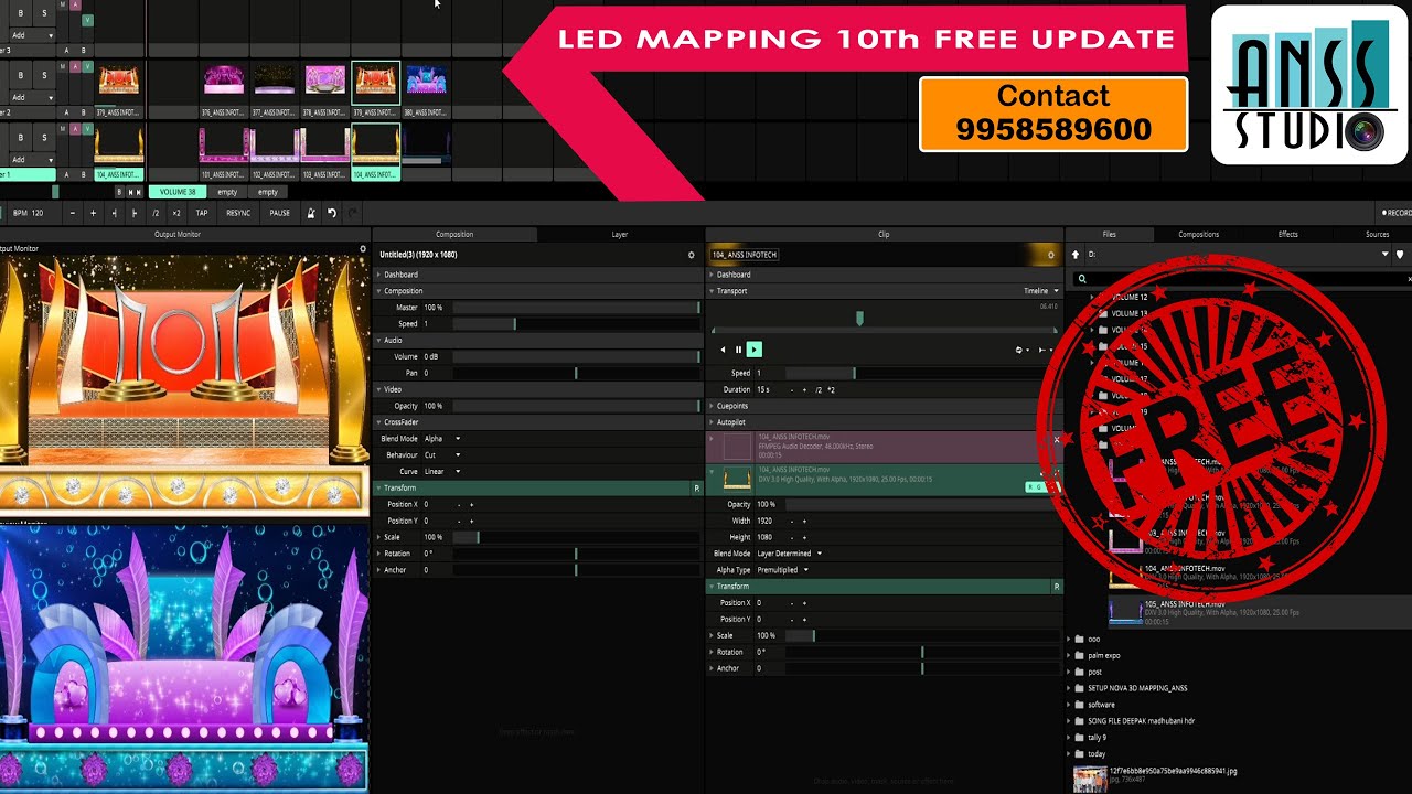 LED MAPPING//10th UPDATE //download link is on whatsapp status ...