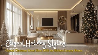 Crystal Christmas Decor Ideas 2026 for Modern Luxury Homes  Elegant Holiday Styling