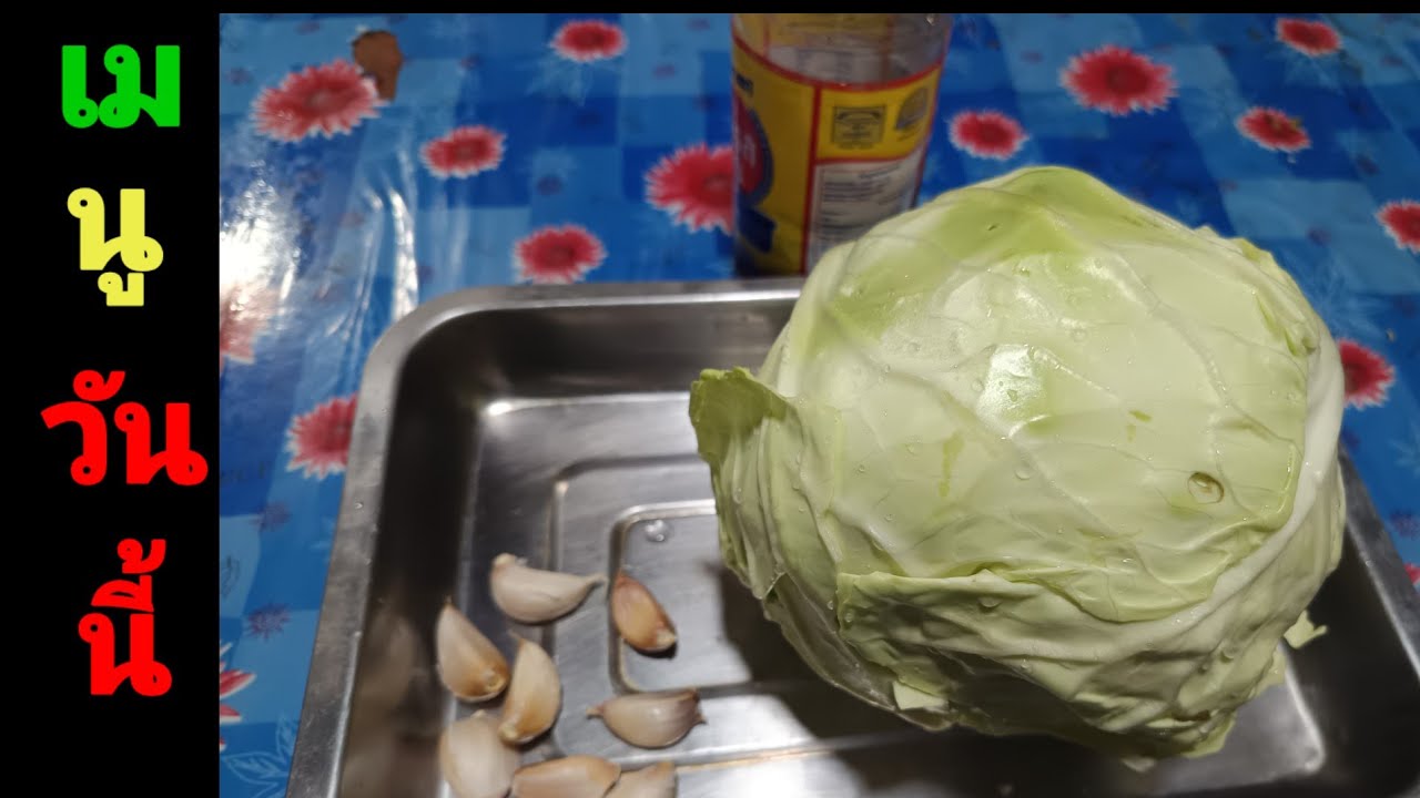 🔴กะหล่ำปลีผัดน้ำปลา🥕🧄🌶️  #food #cooking #อาหาร #อร่อย #มนต์โอมชาแนล #ป้าแต๋นชาแนล