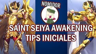 SAINT SEIYA AWAKENING - TIPS INICIALES y conociendo el juego