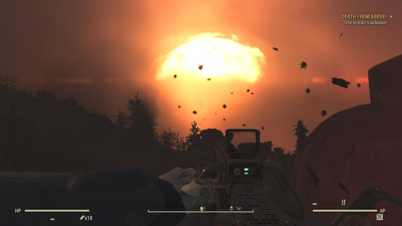 Fallout 76 nuclear bomb - YouTube