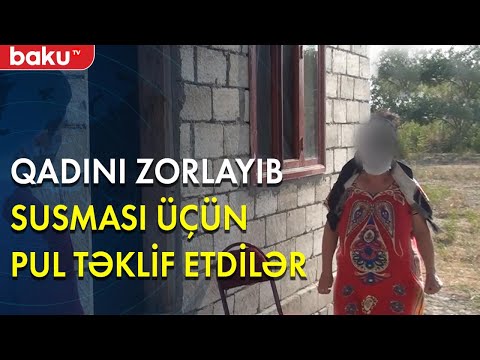 Sabirabadda qadına qonşuları təcavüz etdi - Baku TV