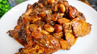 How To Make Jamaican Brown Stew Chicken Wings | Easy Brown Stew Chicken