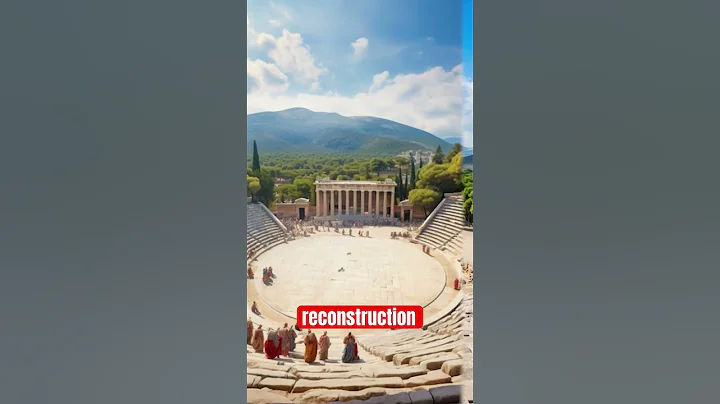 "AI-Powered Restoration of Epidaurus Theatre" #ancient #ancientwonders #ancientgreek