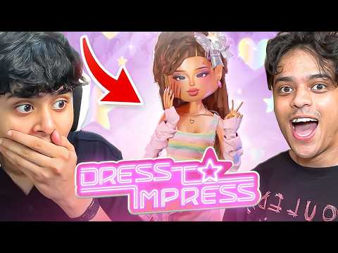 PLAYGROUND BOYS TRY ROBLOX FOR THE FIRST TIME ( dress to impress )