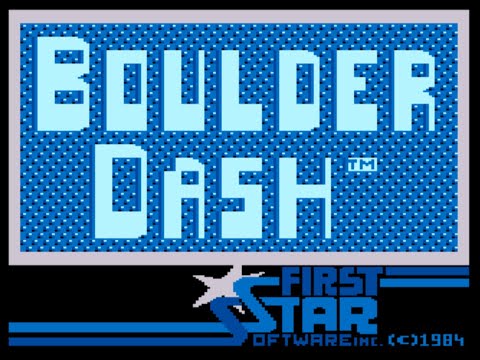 Atari ❤Boulder Dash❤ 1984 Peter Liepa.. FULL PLAY - прохожу полностью на всех уровнях сложностей.