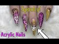 Autumn Skull | Acrylic Nails | Nail Sugar