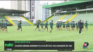 Chapecoense se prepara para enfrentar o Atlético-MG pelo Brasileirão