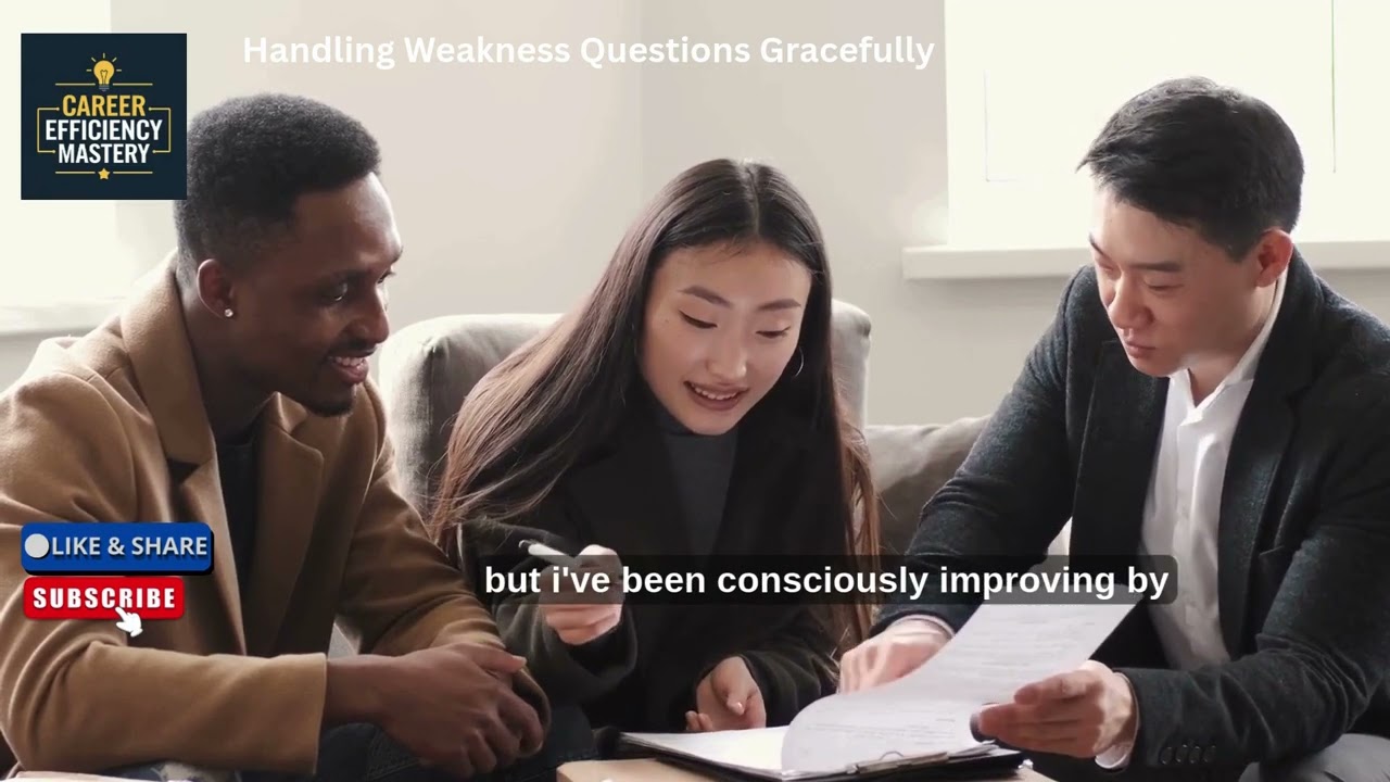 Handling Weakness Questions Gracefully