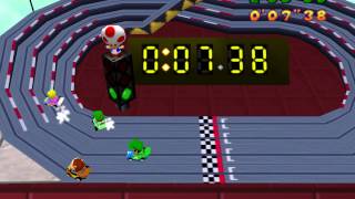 Mario Party 1 Mini-Games - Slot Car Derby