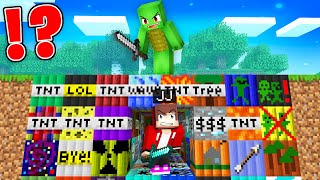 TNT Speedrunner VS Hunter? BUT With MORE TNT In Minecraft - Maizen Mizen Mazien Parody