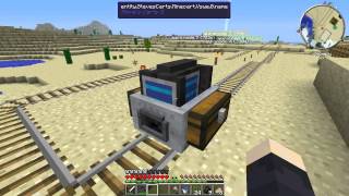 Lets Play Modded Minecraft S03E03 - Steves Cart Wood Farm