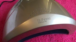 new SUNone led/UV lamp review - beautiful