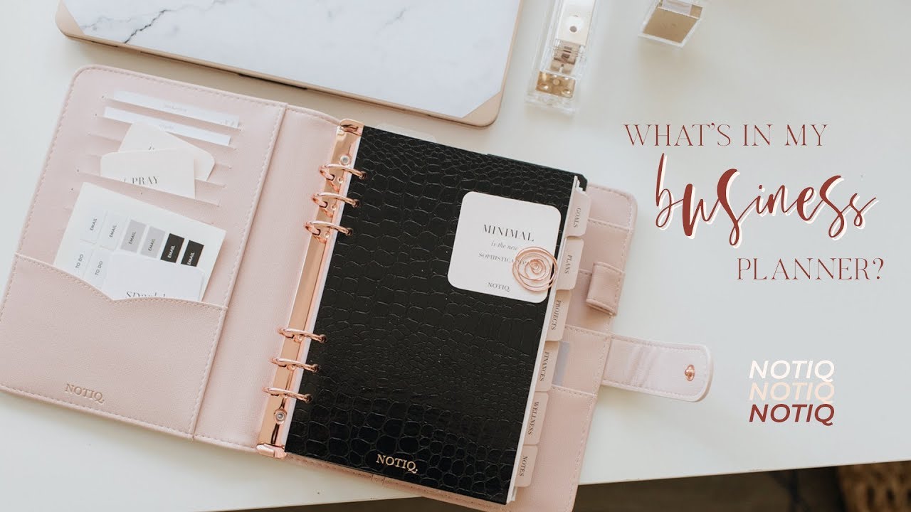 My A5 Business Planner Setup Ft NOTIQ YouTube My A5 Business Planner Setup Ft NOTIQ YouTube