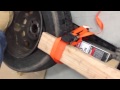 How to break a tire bead bead breaker