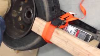 How to break a tire bead bead breaker