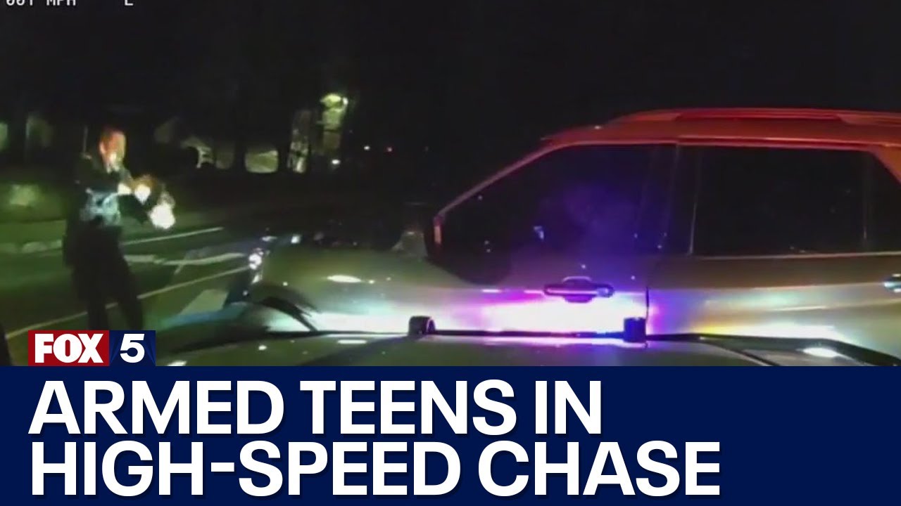 High-speed chase between armed teens and police | FOX 5 News - YouTube