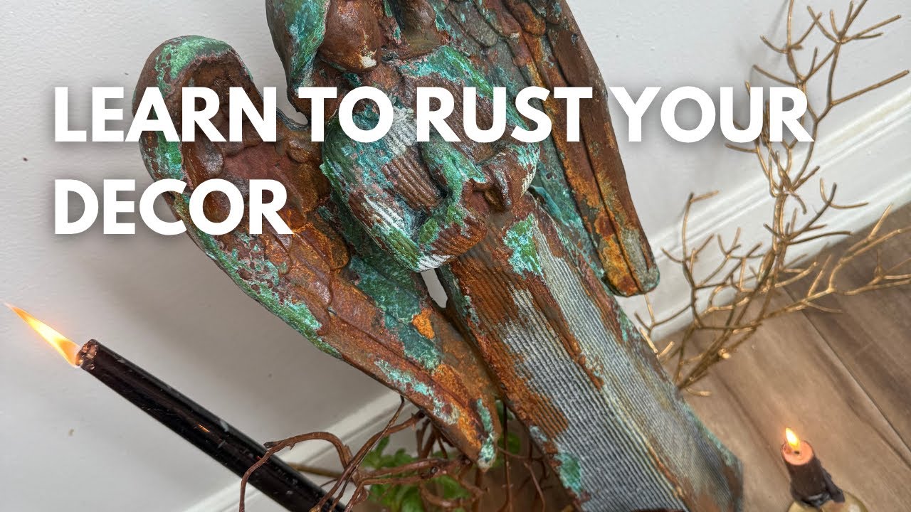 Как покрасить что угодно, чтобы оно выглядело как старый камень и настоящая ржавчина 👀