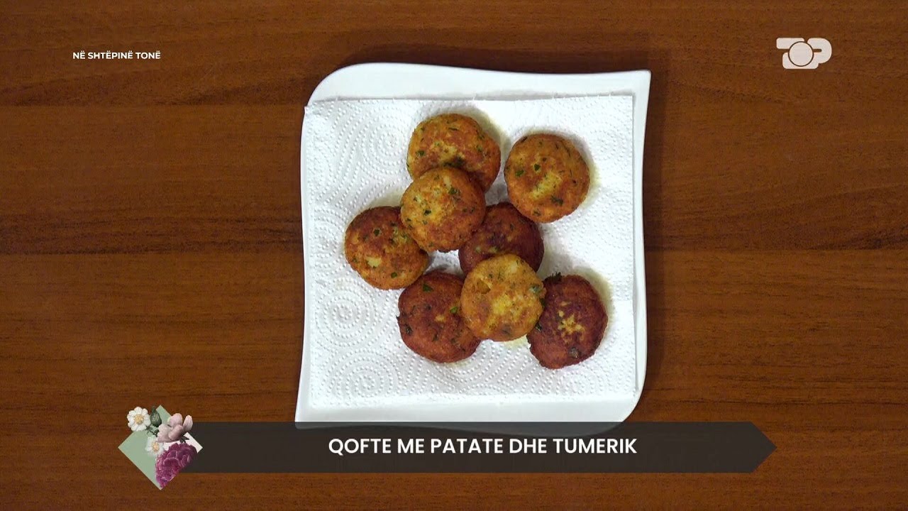 Qofte me patate dhe tumerik - Në Shtëpinë Tonë