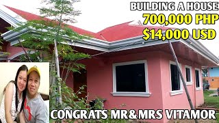 OFW SIMPLE HOUSE,Building a House 700K,CongratsMr&Mrs Vitamor,HongKong&Bahrain Ofw Guimaras