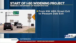 I-80 Widening Project Begins