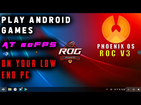 Лучшая ОС Android для бюджетного ПК | Phoenix OS ROC V3 | Простая установка и обзор | Игры с част...
