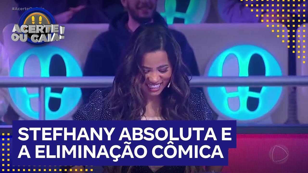 Stefhany Absoluta não passa da primeira pergunta e é a terceira eliminada do Acerte ou Caia!