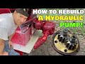 How to Rebuild Tractor Hydraulic Pump Repair Replace Seal on Farmall International Harvester IH 300