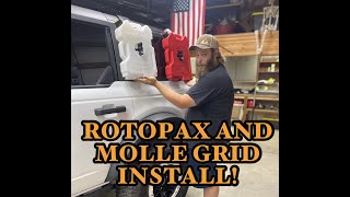 ROTOPAX and MOLLE grid install from Badass Tents on the Blanco Bronco!