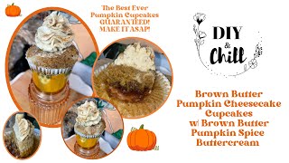 Brown Butter Pumpkin Cheesecake Cupcakes Recipe