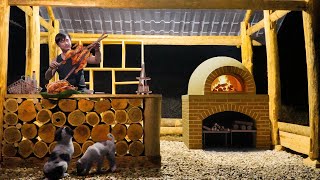 CEO Leaves City For Jungle: Building A Wood Stove From Scratch & First Fire screenshot 5