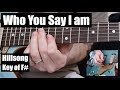 Who You Say I Am | STANDARD TUNING | Lead Guitar