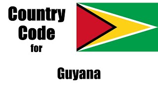 Guyana Dialing Code - Guyanese Country Code - Telephone Area Codes in Guyana