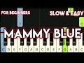 JULIO IGLESIAS MAMMY BLUE SLOW EASY PIANO TUTORIAL