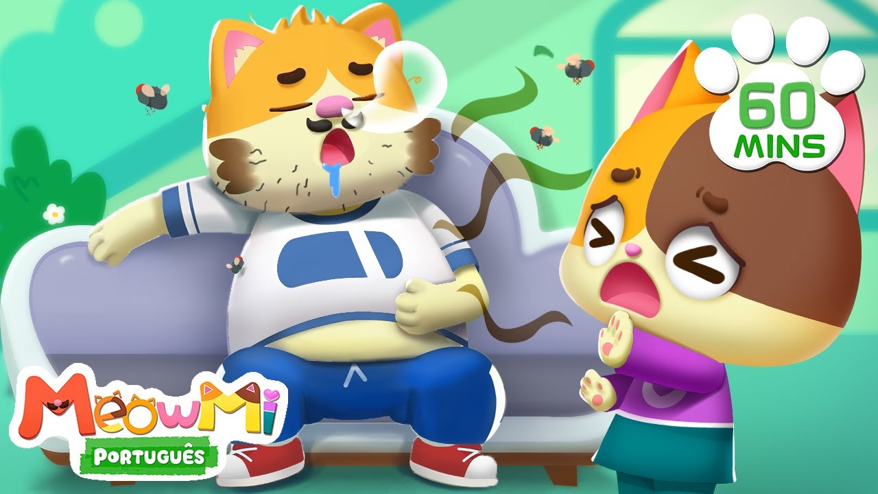 🐱 Show da Família Gato - Não Não, Papai, o Jogo é Divertido🎮🕹️, Desenho  Infantil