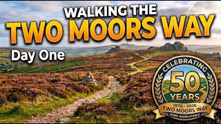 Day One Hiking and Camping 100 Miles With A Trailer? | Two Moors Way