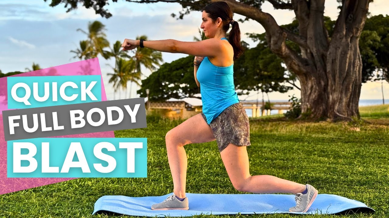 10 Minute Full Body Blast- No Repeat, Cardio HIIT Workout - YouTube