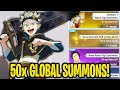 50x GLOBAL SUMMONS! - Black Clover Mobile: Rise Of The Wizard King