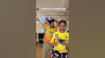 When Your Girlfriend Is a CSK Fan 💛 | Switching IPL Teams for Love | IPL 2025 Reel