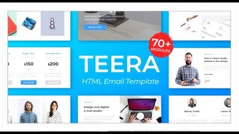 Teera - Multiprupose Responsive Agency Email Template +  | Themeforest Templates