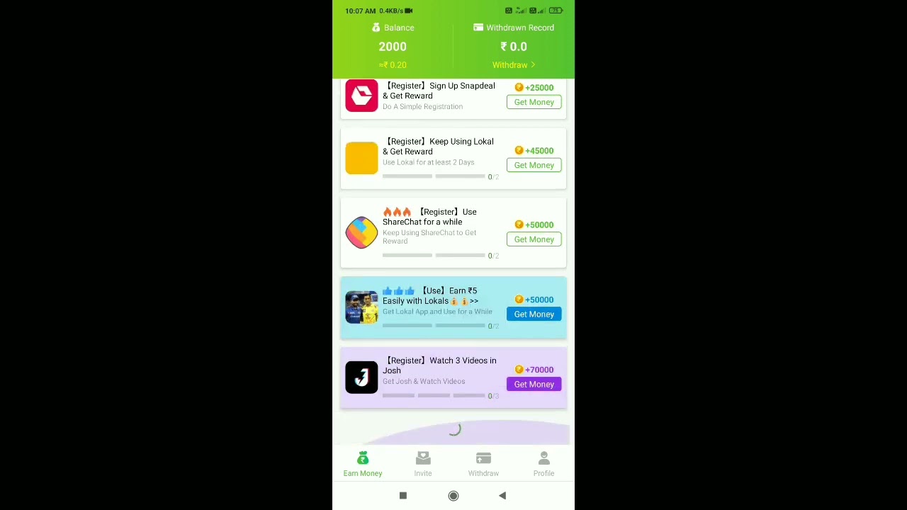 money chalo new earning app 