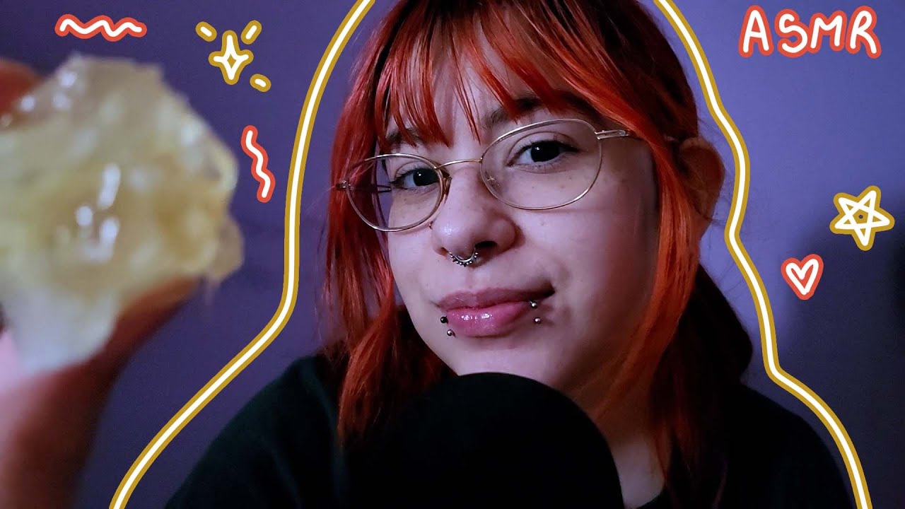 ASMR Honeycomb and chit chat! (eating sounds)