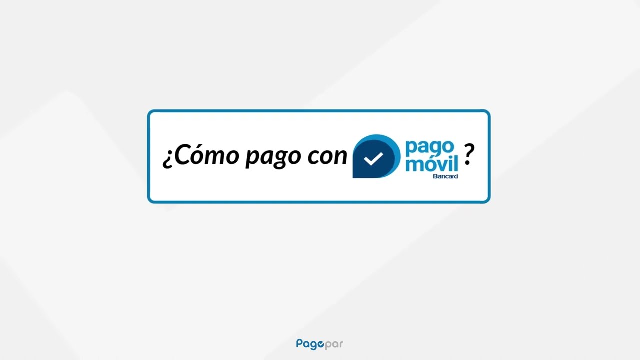 Pago Móvil - Bancard