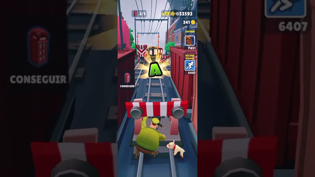 Jugando Subway surfers 