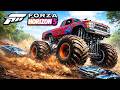 Racing with Monster Truck In Forza Horizon 5