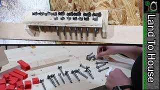 Lets build a Forstner Bit Holder - Vlog #76