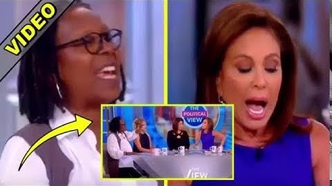 The View Explodes As Jeanine Pirro Destroys Whoopi Goldberg… ‘Say Goodbye!’