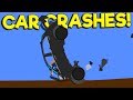 Creating Insane Ragdoll Car Crashes in Algodoo Gameplay!